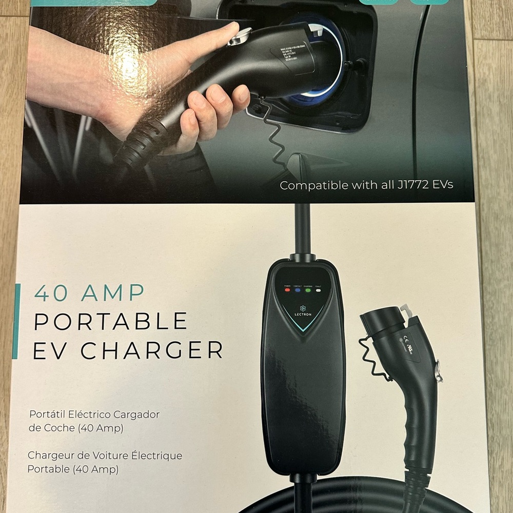 Tesla Black Portable EV Charger